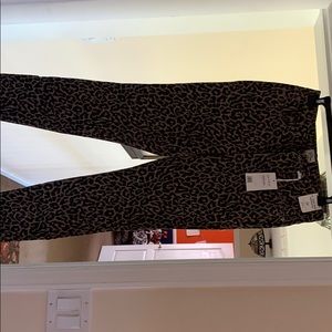 NWT jcrew size 28 leopard print jeans